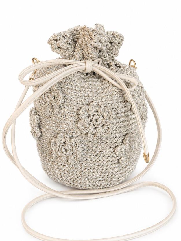 Gentuță Handmade Săculeț cu Flori Decorative